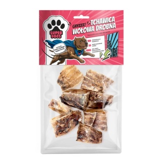 UNISZKI SUPERDOGS - Tchawica wołowa drobna 100g