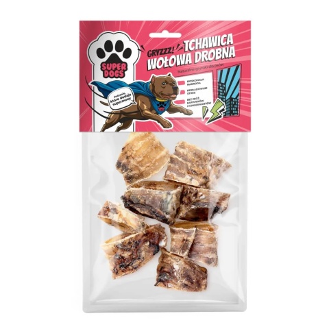 UNISZKI SUPERDOGS - Tchawica wołowa drobna 100g