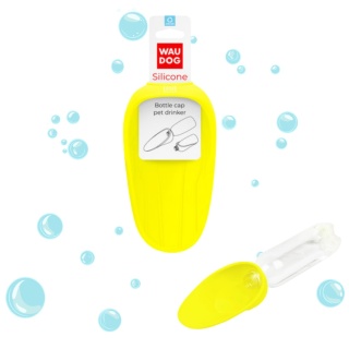 WAUDOG - Dysza do picia na butelkę, żółta