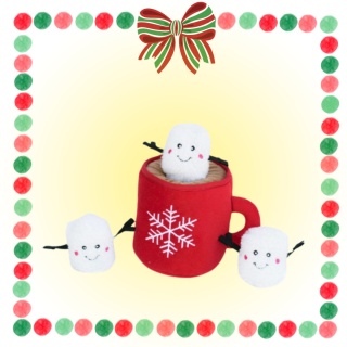 ZippyPaws - Pluszowa norka Kubek kakao