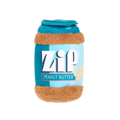 ZippyPaws - Pluszowa norka bungee dla psa Masło orzechowe