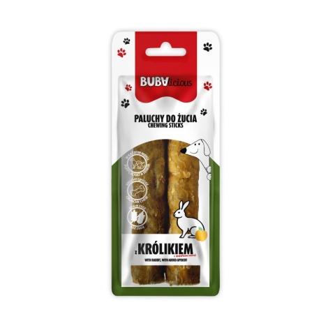 Bubalicious - Paluchy z królikiem z dodatkiem moreli 2 x 15 cm