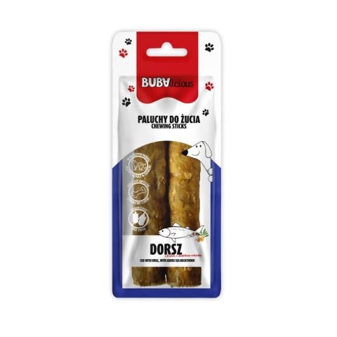 BUBAlicious - Paluchy 100% rybne z dorszem i krylem 2 x 15cm