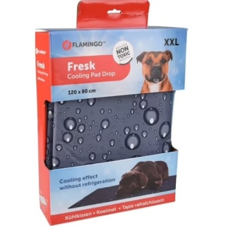 Flamingo Cooling Pad Drop Grey - mata chłodząca dla psa i kota w kolorze szarym