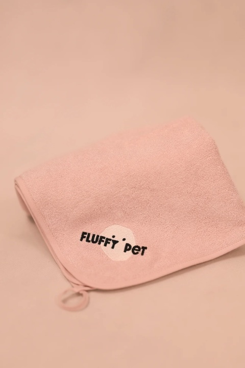 Fluffy Pet - Zestaw Kosmetyczka + Ręcznik róż
