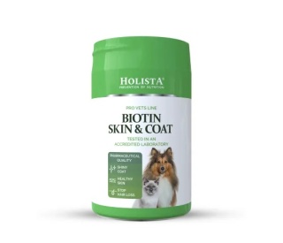Holista - Biotin Skin & Coat na zdrową sierść i skórę dla psa i kota 200g