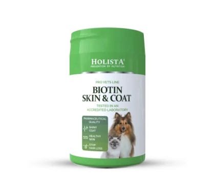Holista - Biotin Skin & Coat na zdrową sierść i skórę dla psa i kota 200g