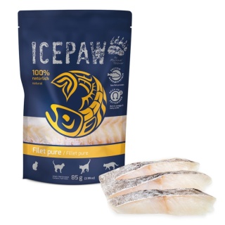 ICEPAW Cat Filet pure - łosoś i dorsz DLA KOTÓW (85g)
