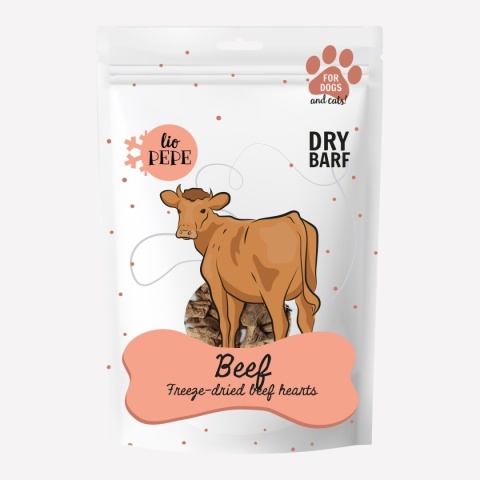 Lio PEPE - Beef hearts serca wołowe 60g