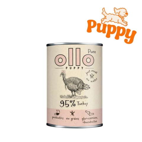 Ollo Pure PUPPY - Indyk - dla szczeniąt 400g