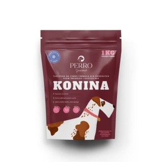 PERRO Gourmet - Karma tłoczona na zimno Konina - formuła dla psów dorosłych średnich i dużych ras 1kg