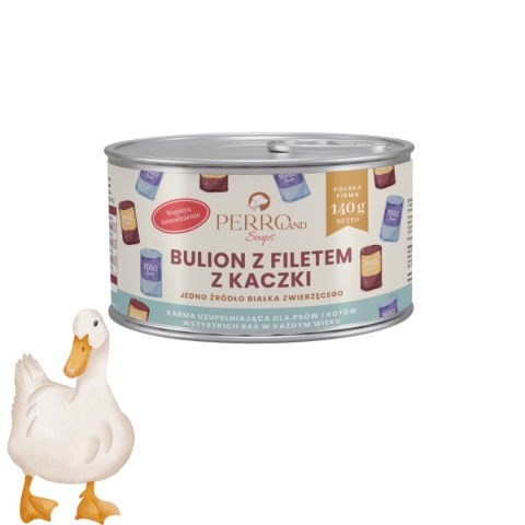 PERROland Soups - Bulion z kaczki dla psa i kota