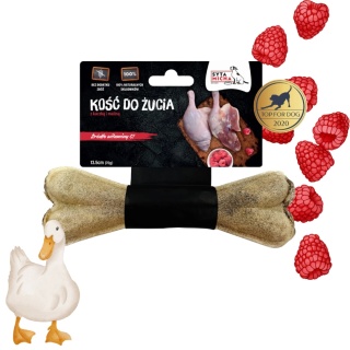 Syta Micha - Kość do żucia z kaczką i malinami 13.5 cm