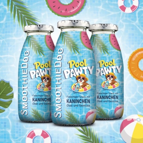 SmoothieDog - Pool Pawty Królik z warzywami i owocami