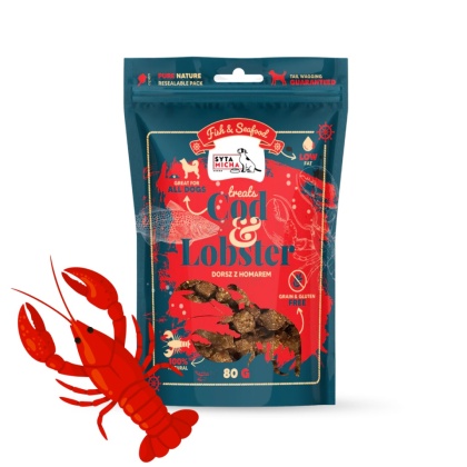 Syta Micha - Fish & Seafood Przysmaki z homarem dla psa 80g