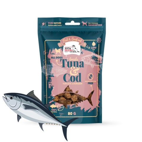 Syta Micha - Fish & Seafood Przysmaki z tuńczykiem 80g