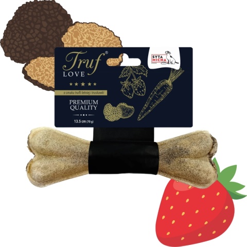Syta Micha - TrufLOVE o smaku trufli letniej i truskawki 13.5cm