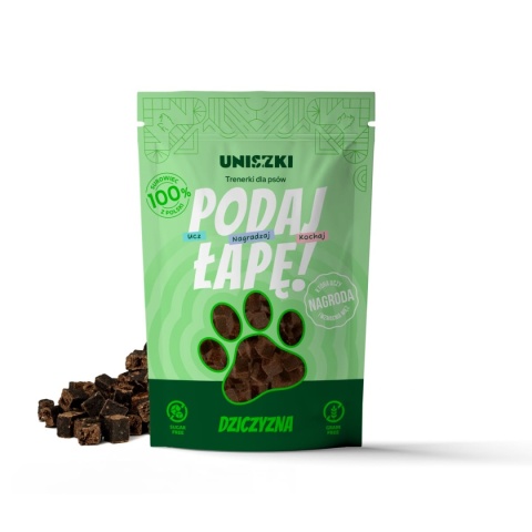 Uniszki - Trenerki Podaj Łapę DZICZYZNA 90g