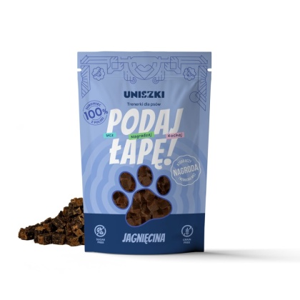 Uniszki - Trenerki Podaj Łapę JAGNIĘCINA 90g