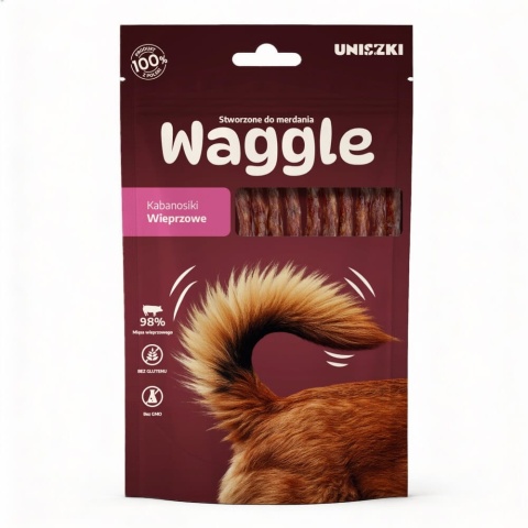 Uniszki - Waggle miękkie kabanosiki WIEPRZOWE