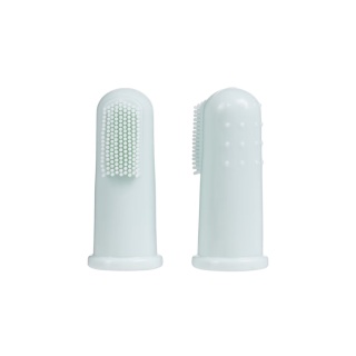 Mubo Dental Fingerbrush Set - Nakładki na palec do czyszczenia zębów, zestaw 2 szt.