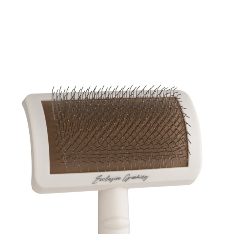 Blovi Exclusive Grooming Slicker Brush - szczotka pudlówka z długimi pinami 18mm, kaszmirowa