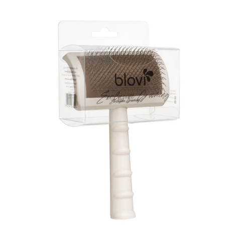 Blovi Exclusive Grooming Slicker Brush - szczotka pudlówka z długimi pinami 18mm, kaszmirowa